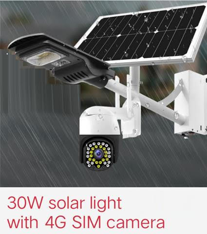 30X Zoom 5MP Solar CCTV Camera