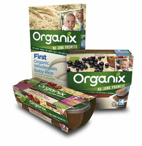 Organix Baby food & snacks Europe 