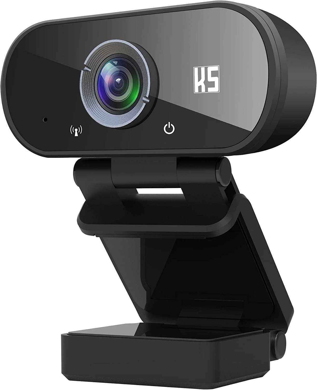Webcam HD 1080P Video, Buit-in Microphone, Computer USB Web Cam with Tripod and Privacy Cover,