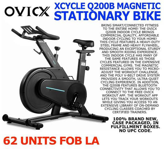 62 Ovicx Xcycle Q200B Stationary Spin Bikes
