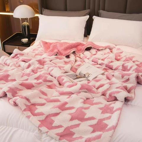 Jacquard Double Layer Flannel Blanket China