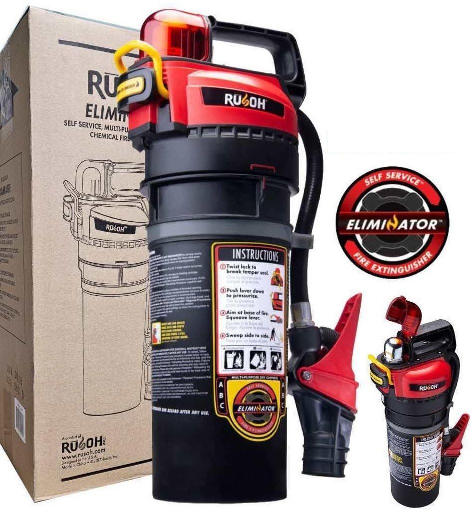 Rusoh Eliminator 5 lb ABC Fire Extinguisher. 110,080 units. EXW Mississippi $20.00 unit.