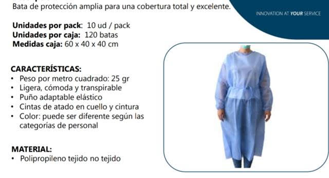 STOCK OF PROTECTION GOWNS Europe