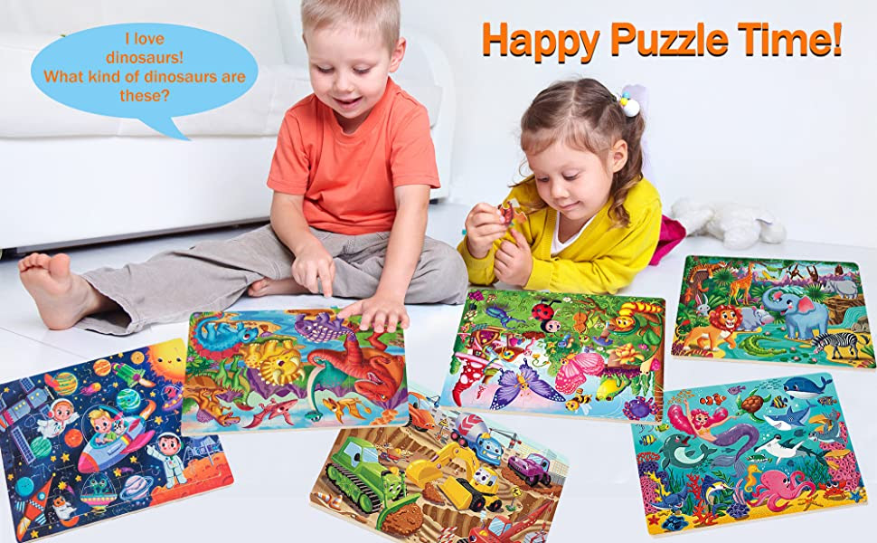 Puzzles for Kids Ages 3-5 | 4-8, 48 Piece Kids Jigsaw Puzzles for Kids                            