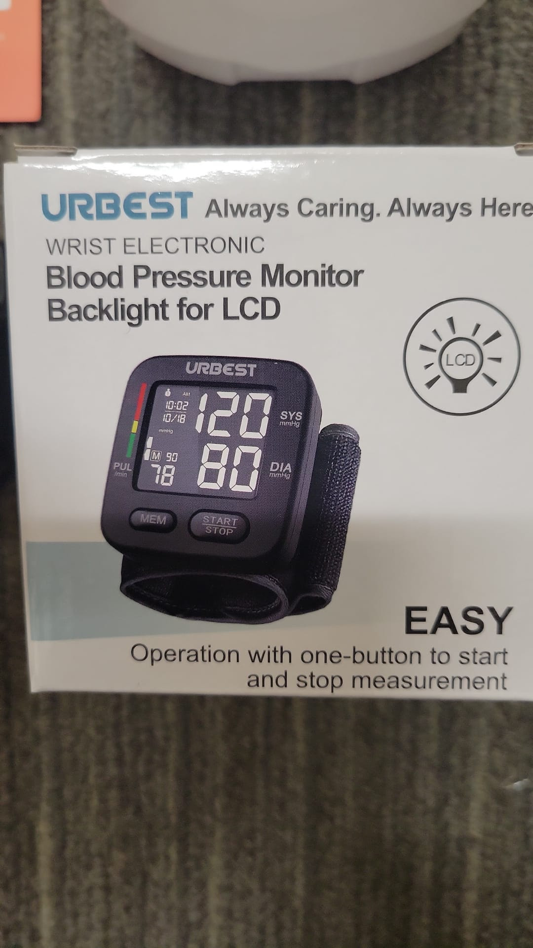 URBEST Upper Arm Blood Pressure Monitor Portable Led Display Pulse. 1600units. EXW Los Angeles