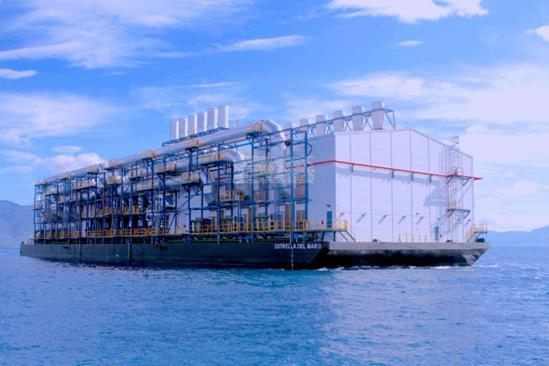 Power barge for sale 106 mw/60hz