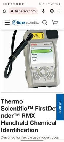 5 Units. Thermo Scientific™ FirstDefender™ RMX Handheld Chemical Identification