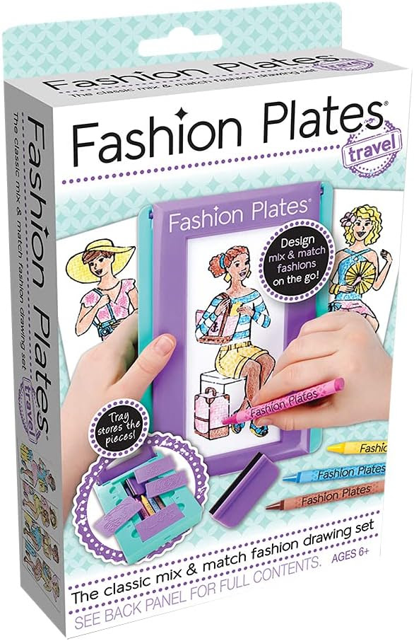 Fashion Plates Mix-and-Match Drawing Art  Travel Set. 6120 units. 