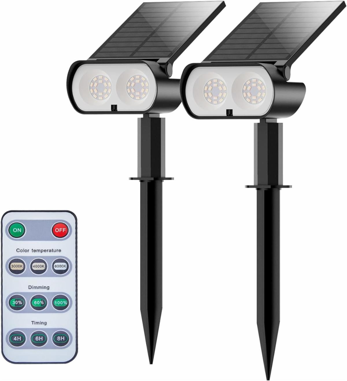 Brightown Solar Spot Lights Outdoor Landscape 32 LEDs - 2 PACK - Available