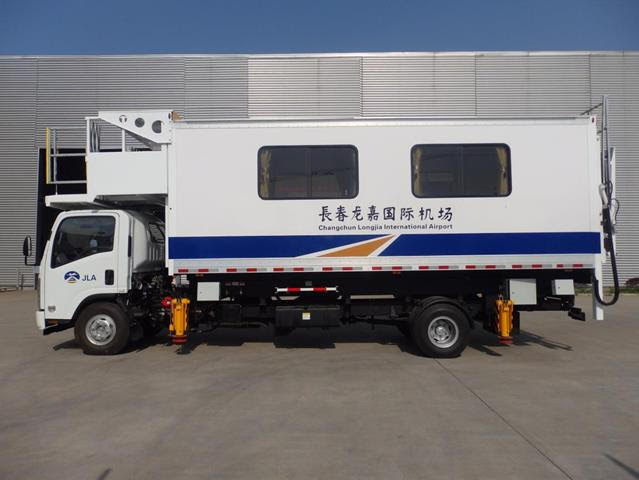 disabled passengers boarding vehicle/truck.