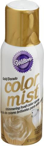 Wilton Color Mist, Shimmering Food Color Spray, for Decorating Cakes, Cookies, Cupcakes or any Food for a Dazzling Effect, 1.5 Oz