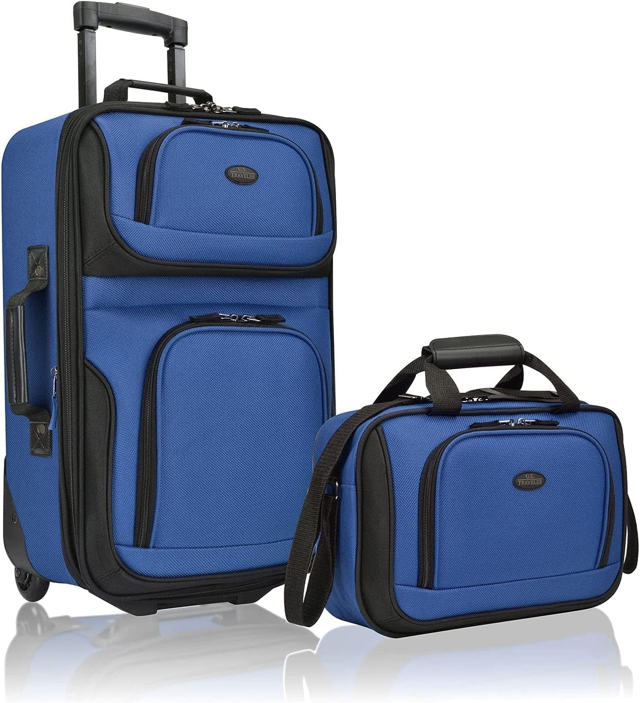 U.S. Traveler 2 Wheel 2PC Royal Blue Fabric Luggage Set. 202Sets. EXW Los Angeles $30.00set.
