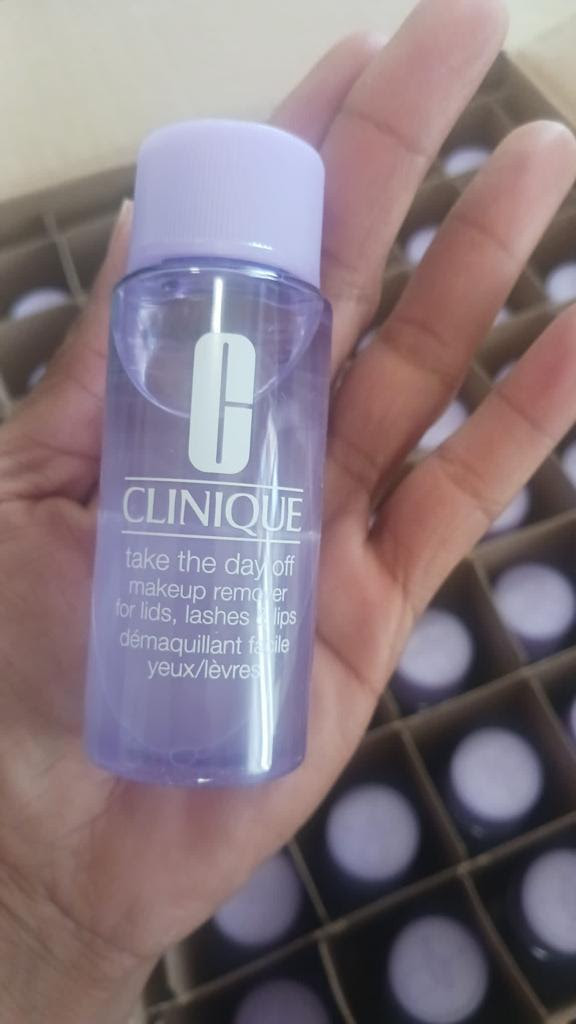 Clinique 1.7oz(50ml) Take The Day Off Makeup Remover. 57,000 units. EXW New Jersey $1.95unit.