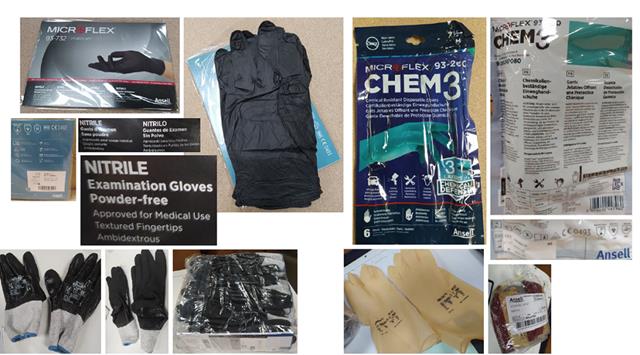 VARIOUS PROTECTIVE GLOVES Europe