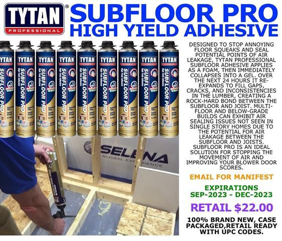 Tytan Subfloor Pro Flooring Adhesive USA