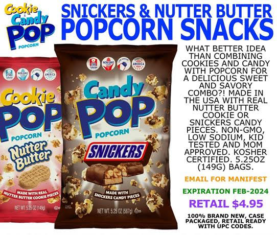 What better idea than combining cookies and candy with popcorn for a delicious sweet and savory combo?! 