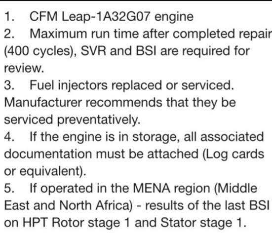 Client is asking:  need to purchase CFM Leap- 1A32G07