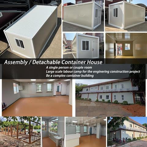 Steel Structure Building & Assembly Container Prefab House/ Manufacturer from China