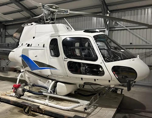 2007 AS350 B2 located in New Zealand, this well-equipped helicopter features a Pilot Seat Shift Kit, Cargo Hook Swing & Mirror & Baggage Cheeks.