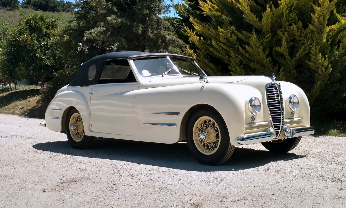Extremely Original, Preservation Class 1949 Delahaye Type 135M Cabriolet by Franay