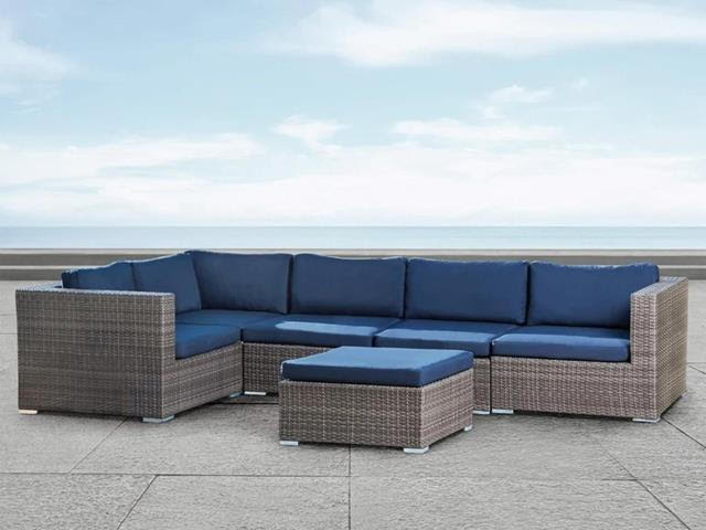 Outdoor Wicker Modular Patio Sectional Closeout