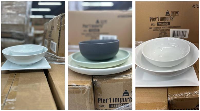 Porcelain tableware pieces!