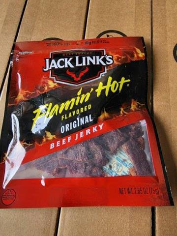 jack Links  beef jerky 24/2.65 oz. per case  100 case/pallet  2 flavors spicy sweet chili and flaming hot.