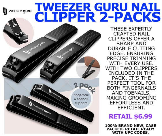 These expertly crafted nail clippers offer a sharp and durable cutting edge