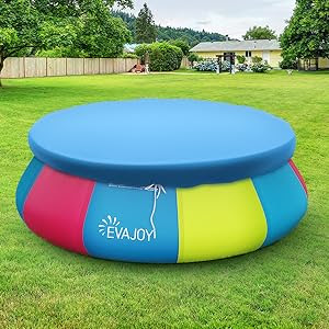 10ft ×30in Above Ground Pool Easy Set, Blow Up Pool Kiddie Pool Inflatable Top Ring Swimming Pools for Adults Family Backyard                