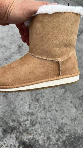 Faux Shearling Kids Boots