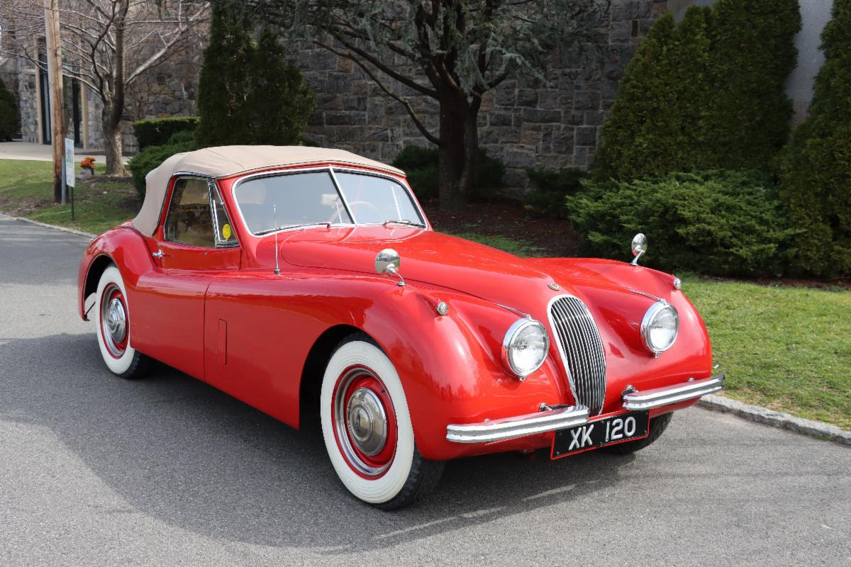 Desirable and Collectible 1954 Jaguar XK120 DHC