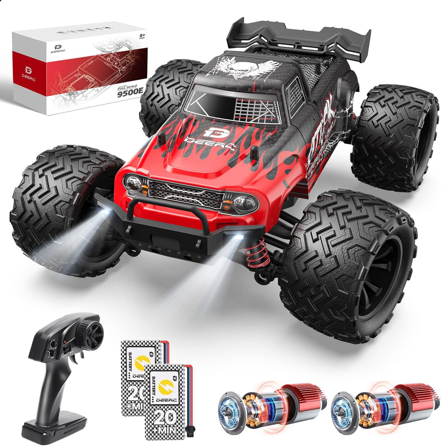 DEERC 9300 Remote Control 4WD Truck Off-Road Monster Truck Toy.  720units. EXW Los Angeles $20.00 unit.