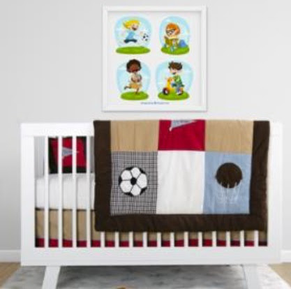 10 Piece Crib Baby Bedding Set. 700 sets.