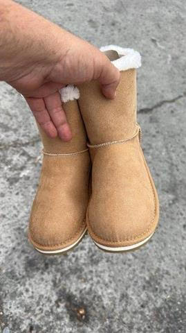Faux Shearling Kids Boots