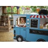 Plum Play 3-in-1 Wooden Street Food Truck and Kitchen with Driving Cab. 
