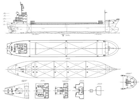 Ref. No. : BNC-GC-4139-94 (M/V TBN),  GENERAL CARGO SHIP (SINGLE DECKER)