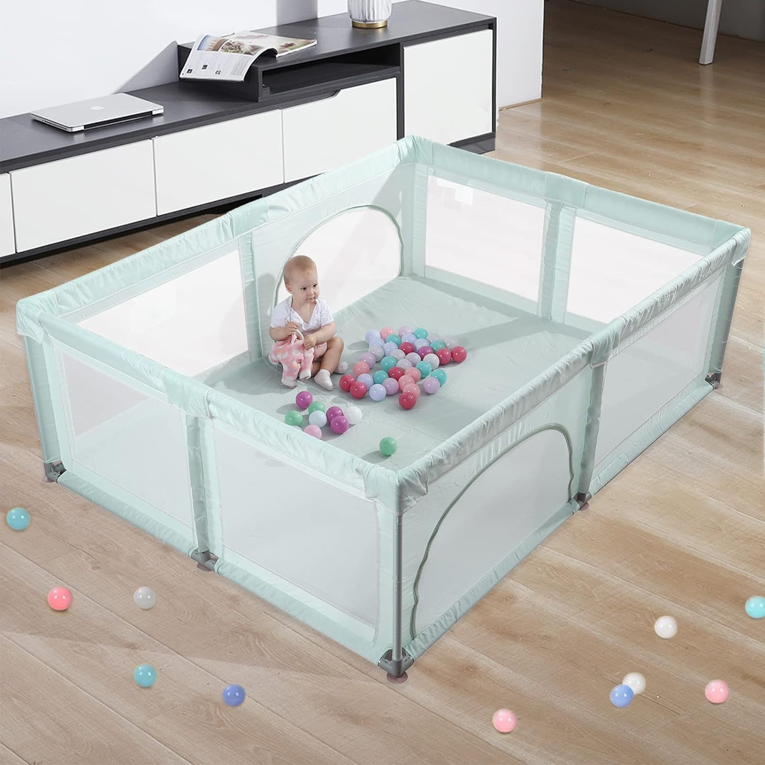 CALODY 79x59x27 Inches Baby Playpen. 200 units. EXW Los Angeles $36.00 unit.
