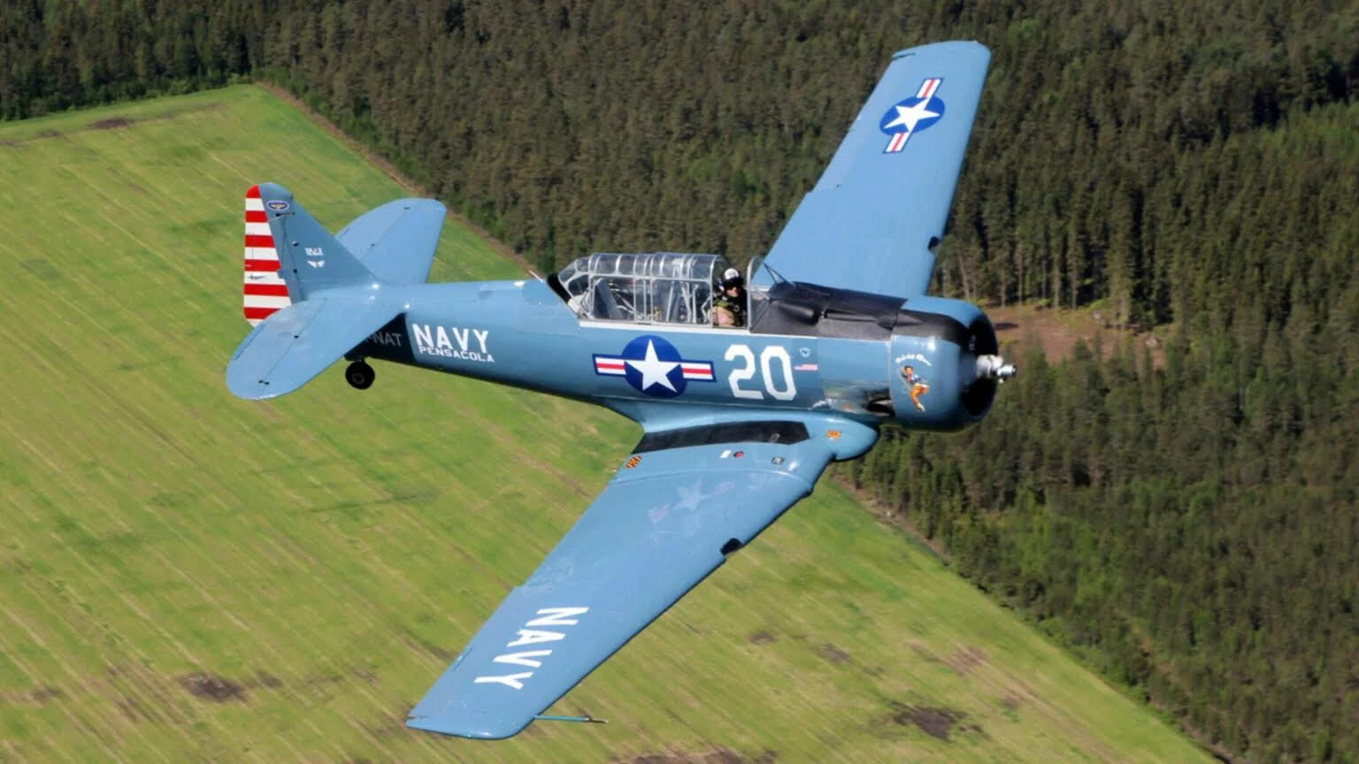1942 North American SNJ 3 T6 Texan Harvard Military Aircraft For Sale
