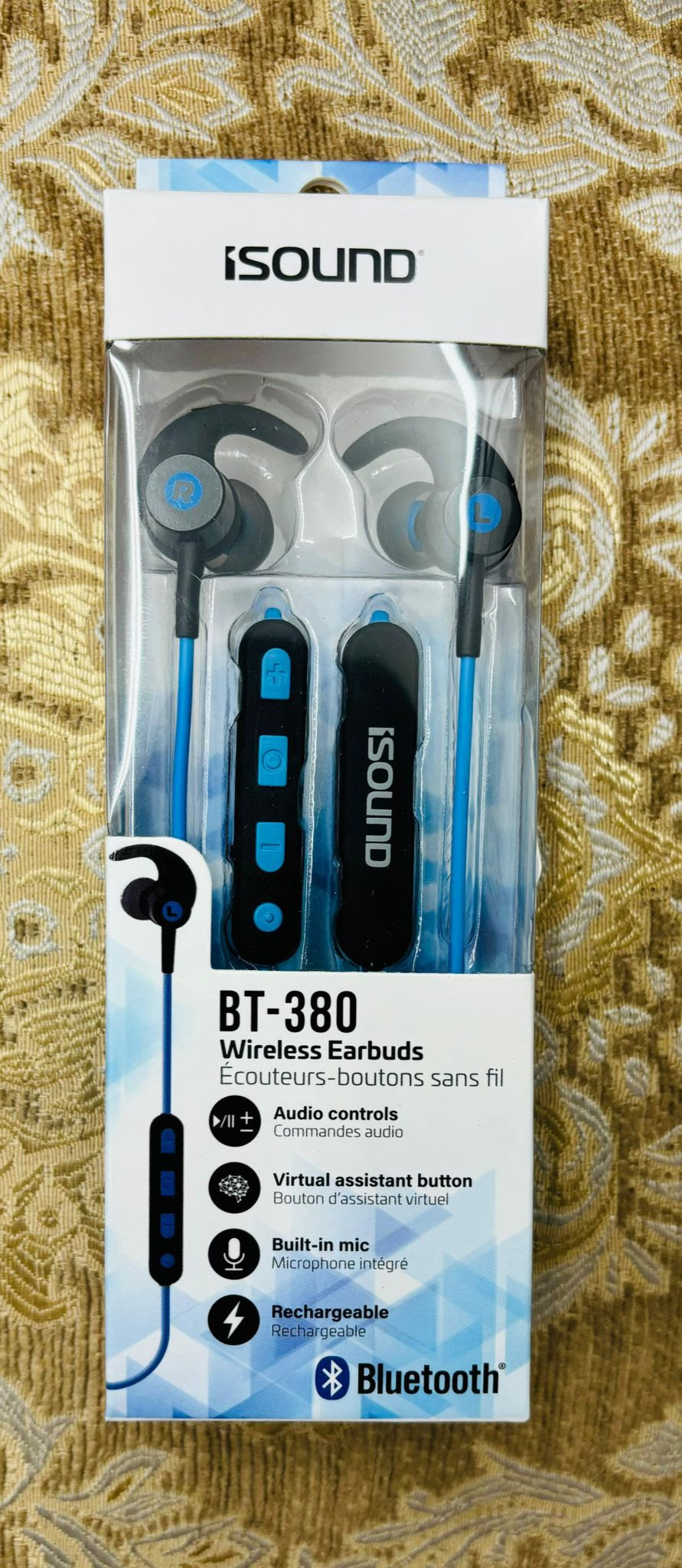 iSound BT-380 Bluetooth Stereo Earbuds With Microphone.