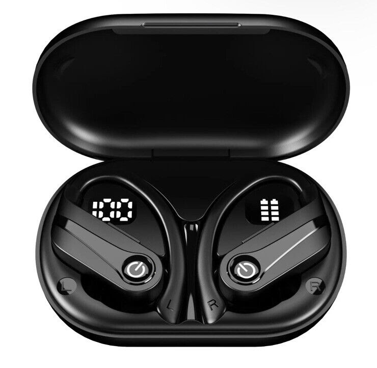 New Blowout Price HBQ PRO Portable Bluetooth 5.0 Earphone Digital Display Wireless in Ear Sports Headset Sport for Sports and Fitness Enthusiasts                               