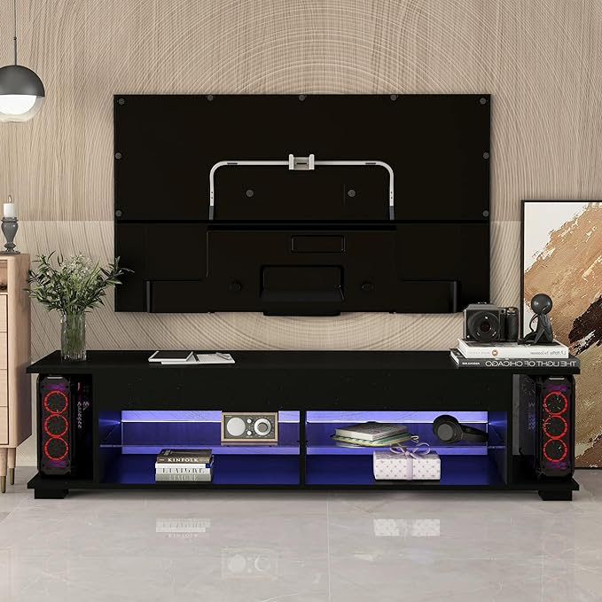 TV Stand for 32-60 Inch TVs Modern Low Profile Entertainment Center with LED Lights .  463 units. EXW Los Angeles $39.00 unit.