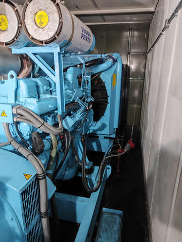 Used 500 kva, Broadcrown, Volvo/Stamford, with AMF Panel, and fire suppressor, all Fitted in a 20ft Acoustic container