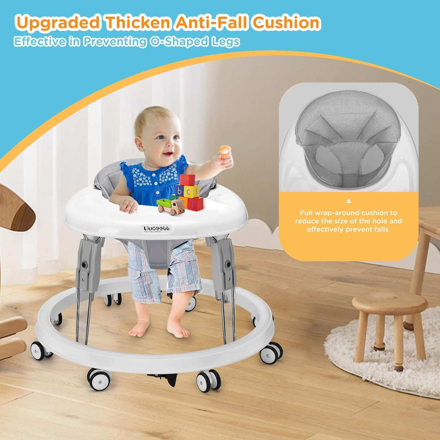 UUOEEBB One-Touch Folding Baby Walker. 1000 units.  EXW Chicago $18.50 unit