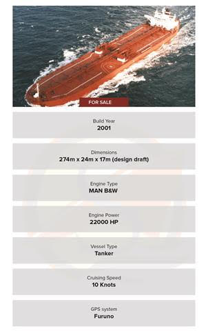 TANKER for sale