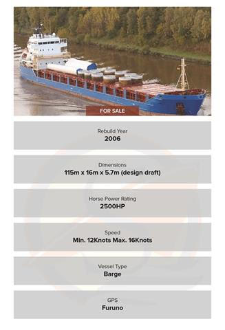 Barge  2006 for Sale