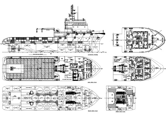 Ref. No. : BNC-AHTS-10880-07 (M/V HAI CHANG TUO 1),  AHTS & SUPPLY VESSEL (FIFI 1 / DP 2)