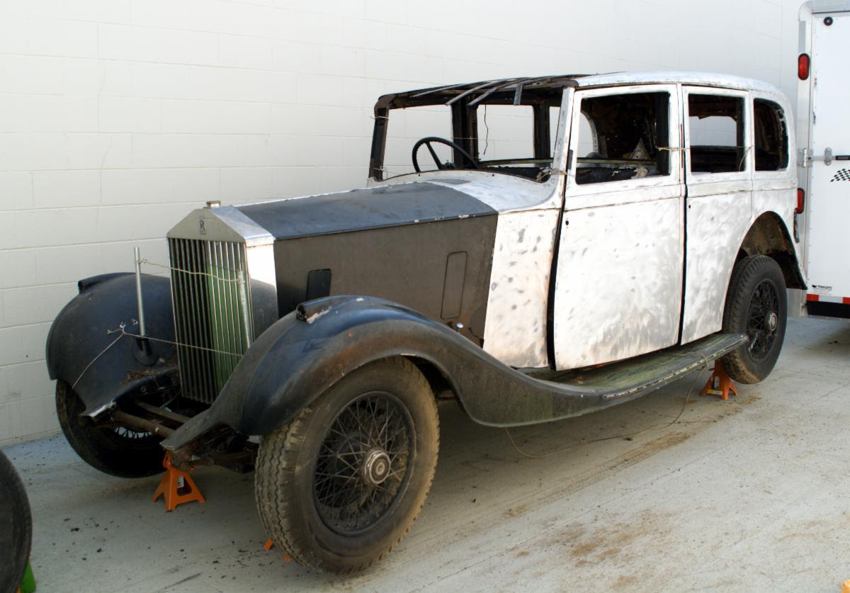 Hard-to-Find Project Condition 1935 Rolls-Royce 20-25 Sedan : A Restoration Enthusiasts Dream Come True!