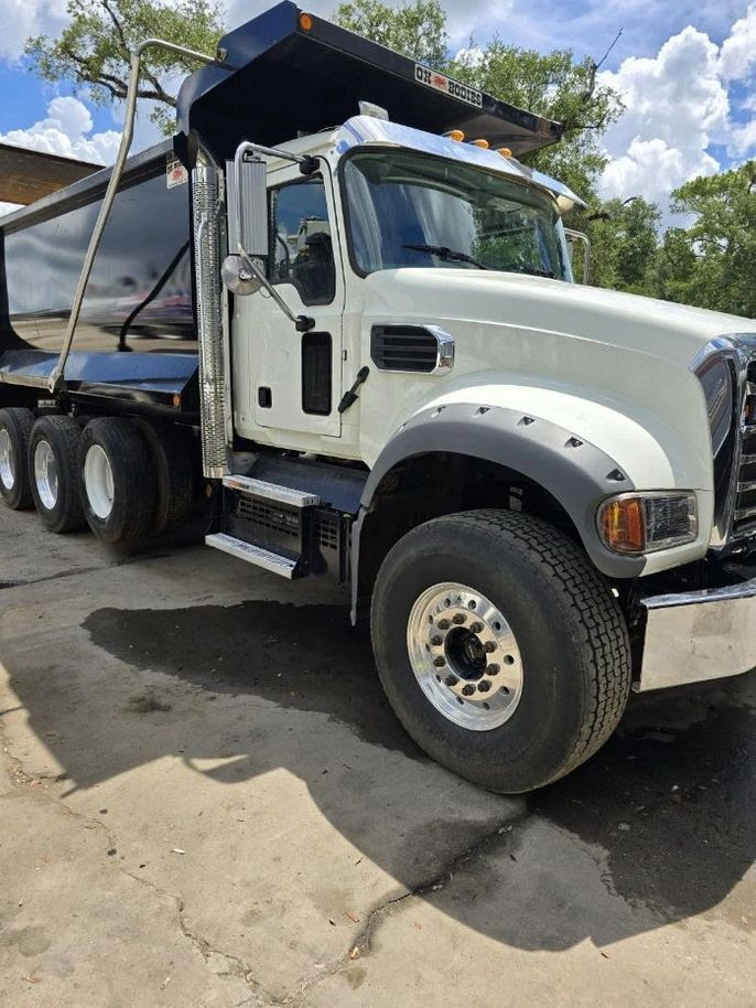  (2) 2024 Mack Granite Tri Axle Dump Trucks