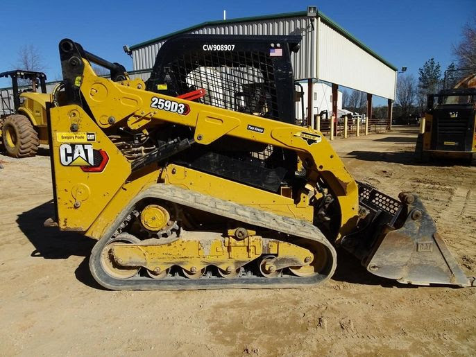 Pair of 2021 CAT 259D3 Track Loaders