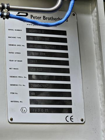 RFQ Siemens SGT400DLE Gearbox ONLY,